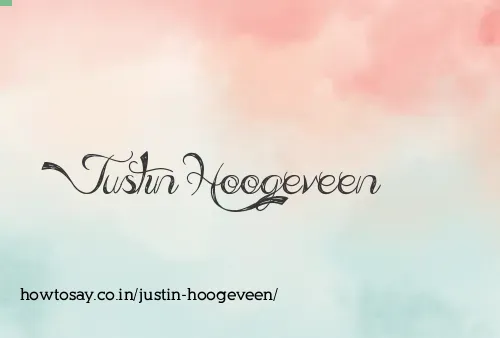Justin Hoogeveen