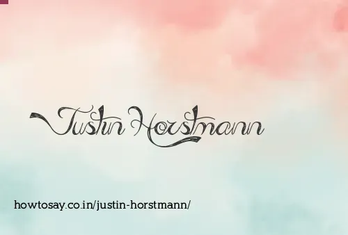 Justin Horstmann