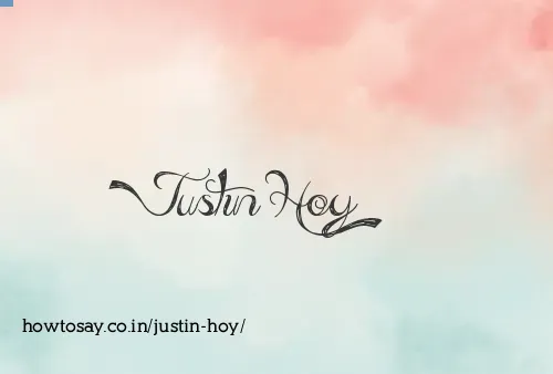 Justin Hoy