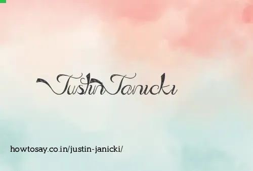 Justin Janicki