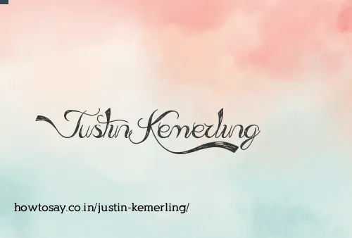 Justin Kemerling