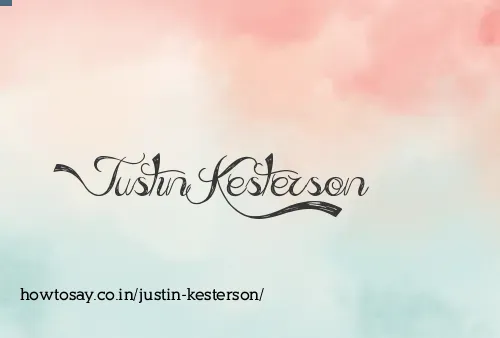 Justin Kesterson