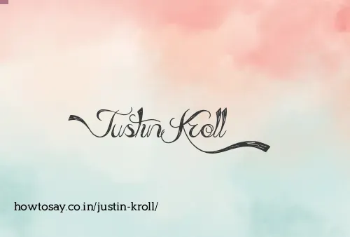 Justin Kroll