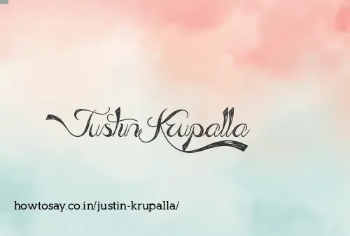 Justin Krupalla