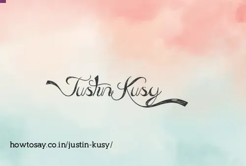 Justin Kusy