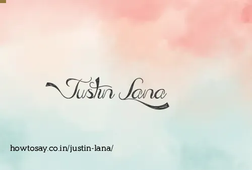 Justin Lana