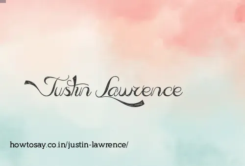 Justin Lawrence