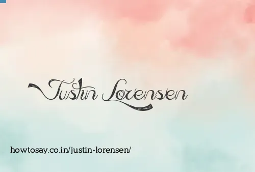 Justin Lorensen