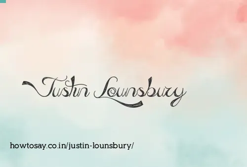 Justin Lounsbury