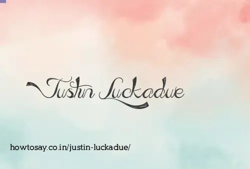 Justin Luckadue
