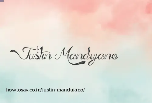 Justin Mandujano