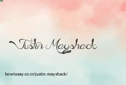 Justin Mayshack