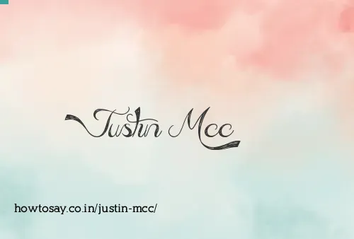 Justin Mcc