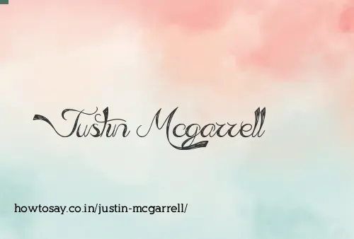 Justin Mcgarrell