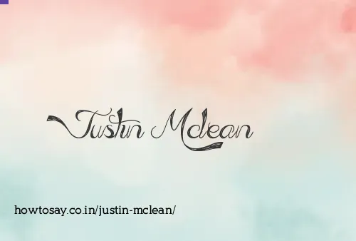 Justin Mclean