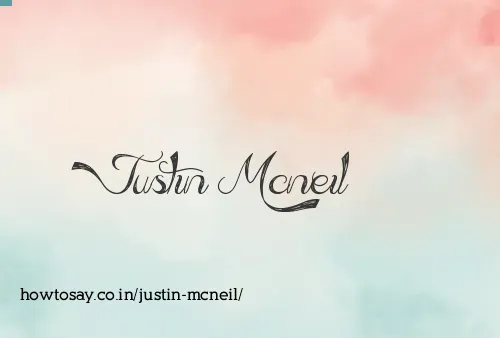 Justin Mcneil