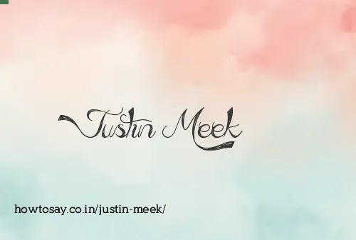 Justin Meek