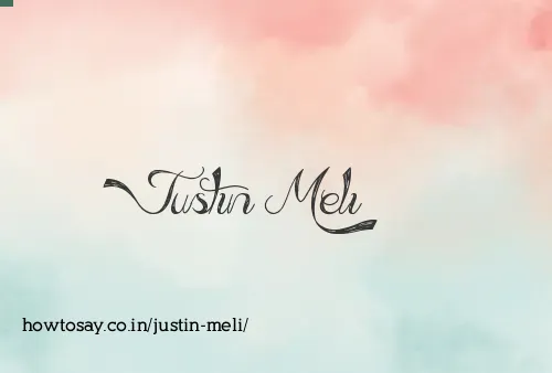 Justin Meli