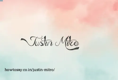 Justin Mitro