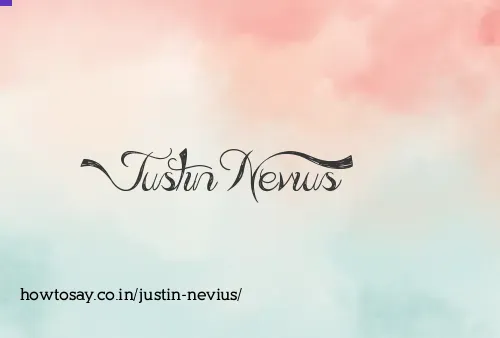 Justin Nevius