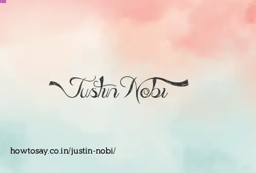 Justin Nobi
