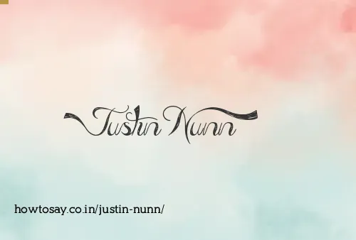 Justin Nunn