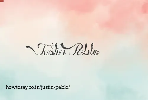 Justin Pablo
