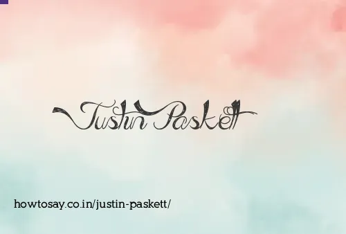 Justin Paskett