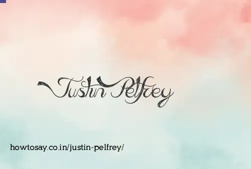 Justin Pelfrey