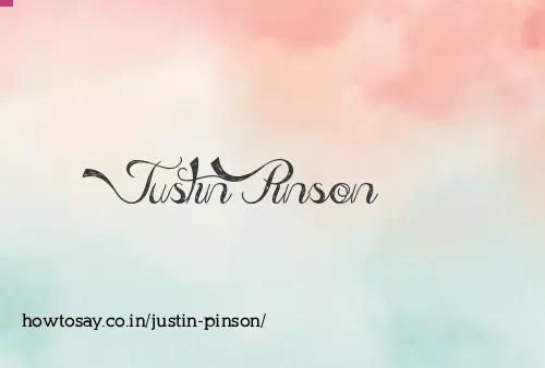 Justin Pinson