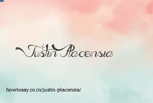 Justin Placensia