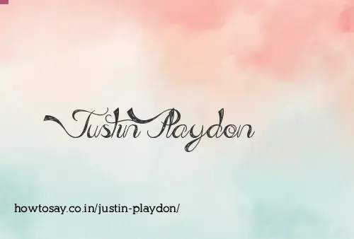 Justin Playdon