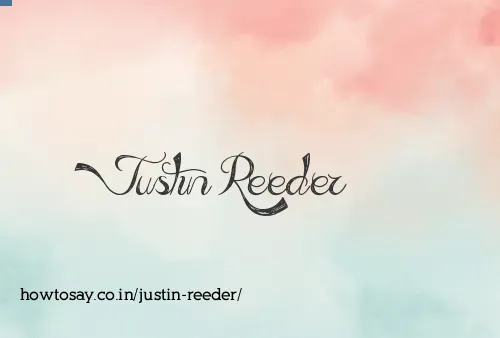 Justin Reeder