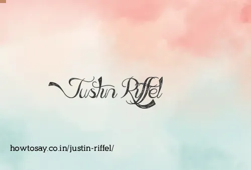Justin Riffel