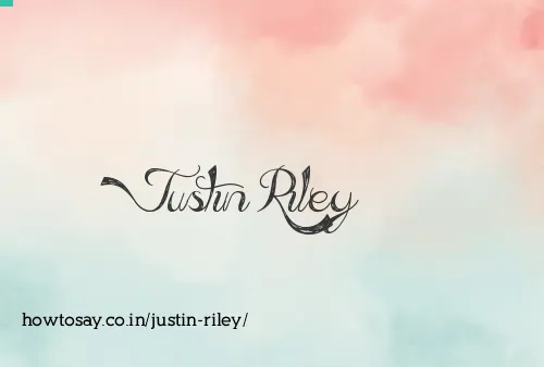 Justin Riley