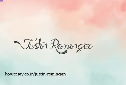 Justin Rominger