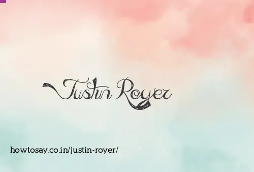 Justin Royer