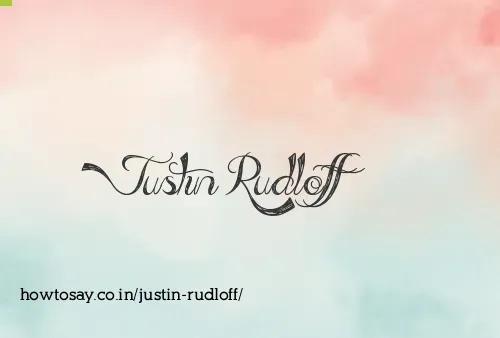 Justin Rudloff