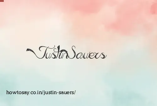 Justin Sauers