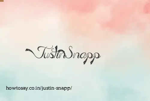 Justin Snapp