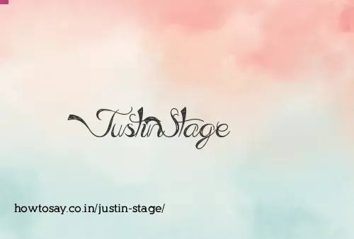 Justin Stage