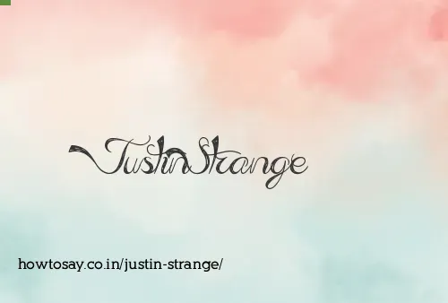 Justin Strange