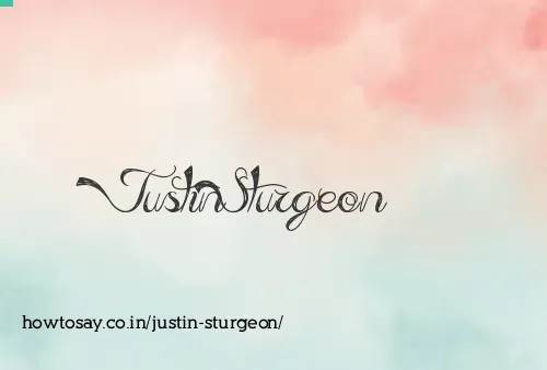 Justin Sturgeon