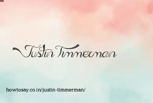 Justin Timmerman