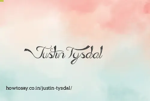 Justin Tysdal