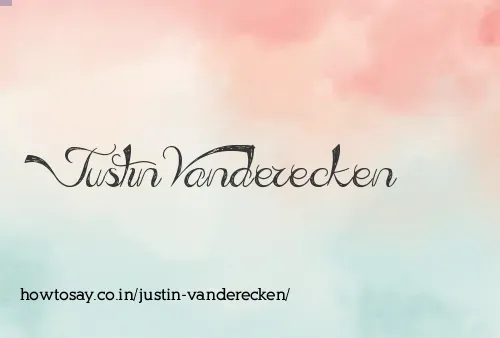 Justin Vanderecken