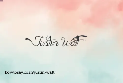 Justin Watt