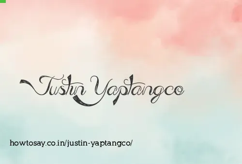 Justin Yaptangco