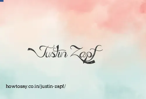 Justin Zapf