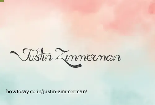 Justin Zimmerman